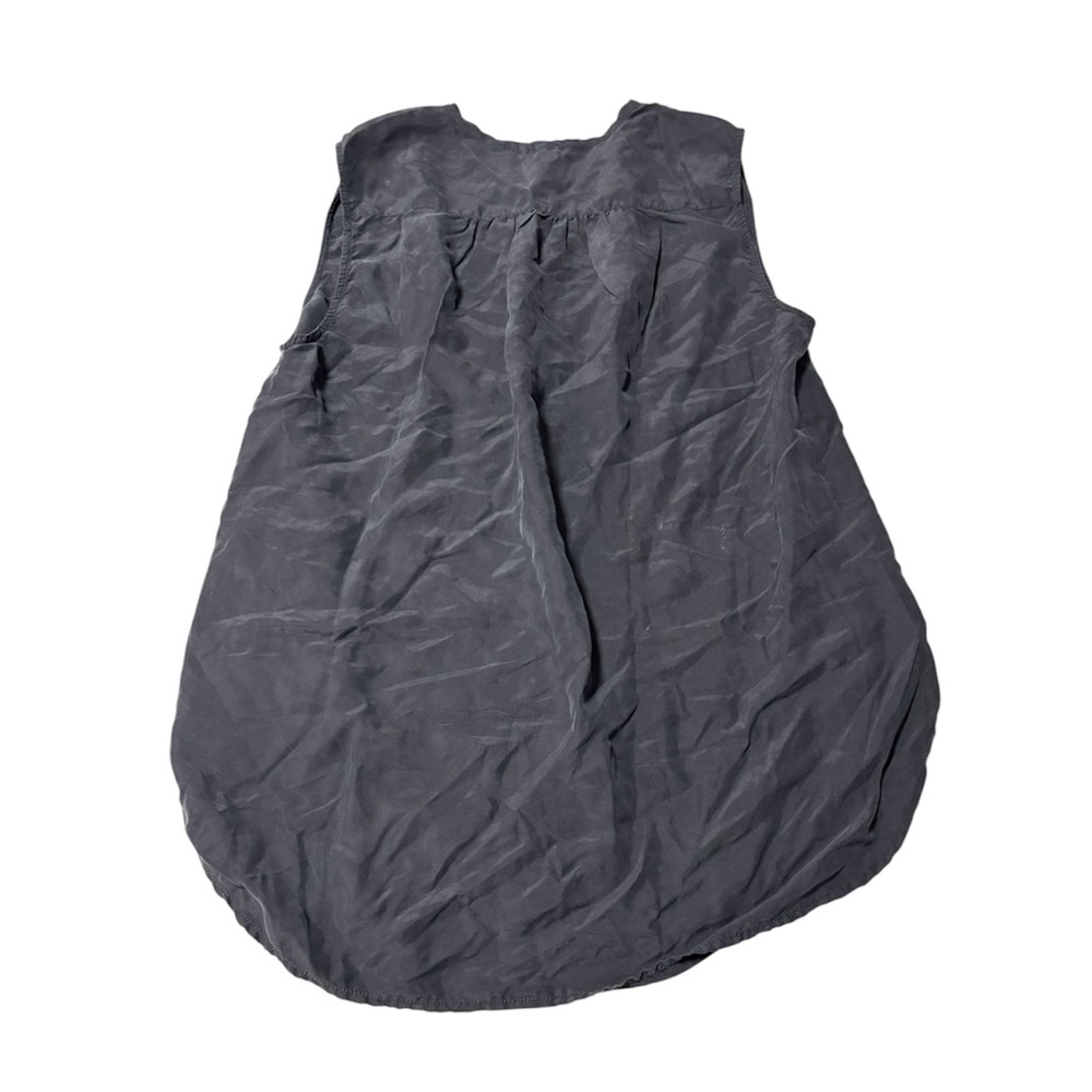 Chic Charcoal Button-Down Blouse NWT - image 2